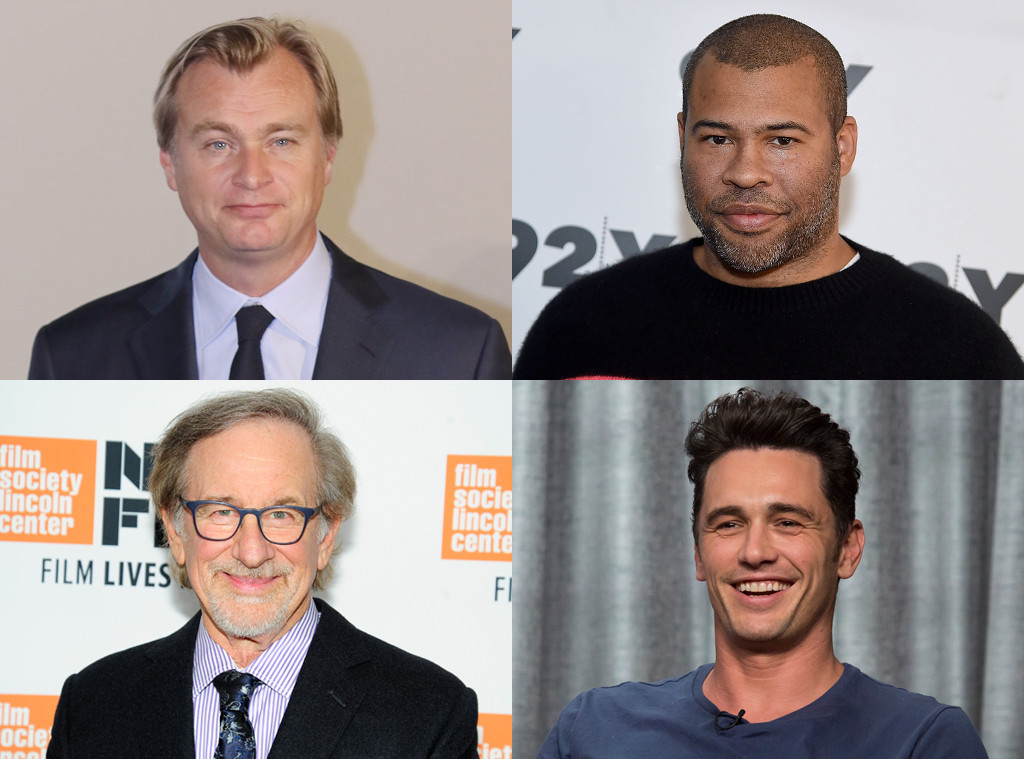 James Franco, Jordan Peele, Steven Spielberg, Christopher Nolan James Franco, Jordan Peele, Steven Spielberg, Christopher Nolan